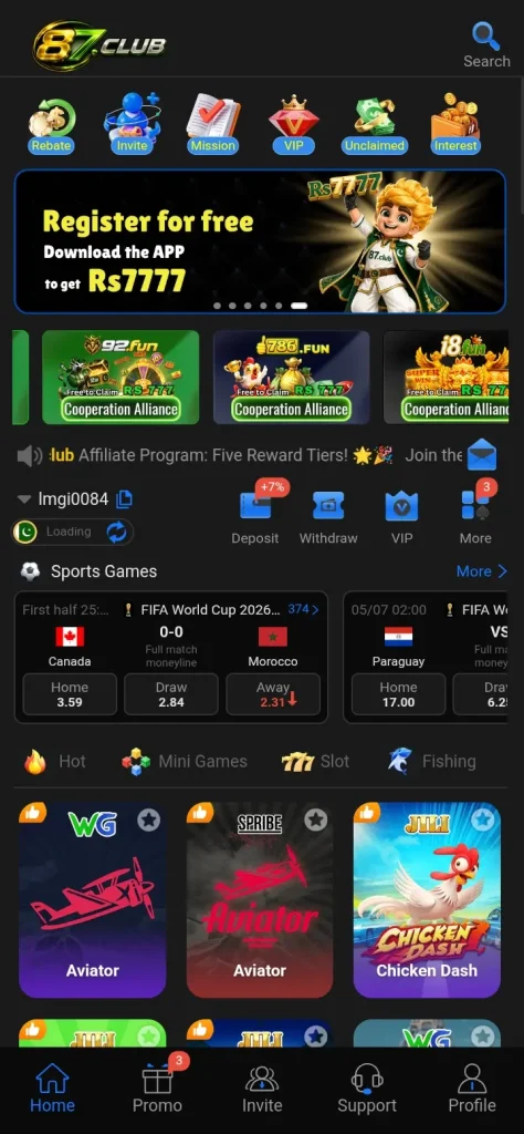 87club-game-lobby