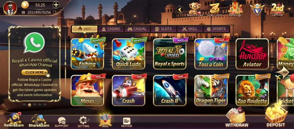 royal-x-casino-lobby-image