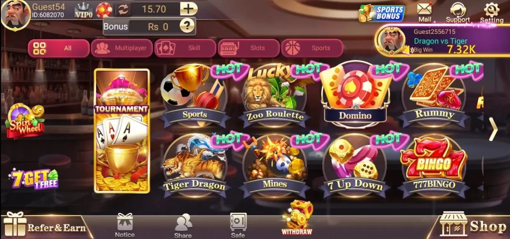 teen-patti-dragon-tiger-club-homepage